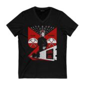Follow The Worms The Wall Pink Floyd Front Vneck Black - OtherBrick