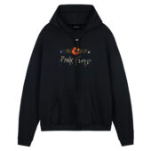 Galaxy Pink Floyd Front Hoodie Black - OtherBrick
