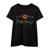 Galaxy Pink Floyd Front Wtee Black - OtherBrick