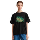 Goodbye Blue Sky Pink Floyd Font Shirt Woman Black - OtherBrick