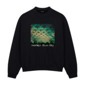 Goodbye Blue Sky Pink Floyd Front Sweatshirt Black - OtherBrick