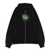 Goodbye Blue Sky Pink Floyd Front Ziphoodie Black - OtherBrick