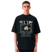 Hey You Out There In Front Shirt Man Black 1 - OtherBrick