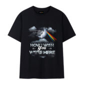 How Wish You Were Here Front Tshirt Black - OtherBrick