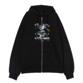 How Wish You Were Here Front Ziphoodie Black - OtherBrick