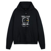 I Might Look Like I'am Listening To You Pink Floyd Front Hoodie Black@1x 1 - OtherBrick