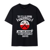 I Have Become Comfortably Numb Front Tshirt Black - OtherBrick