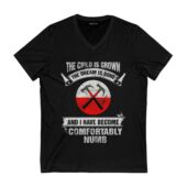 I Have Become Comfortably Numb Front Vneck Black - OtherBrick