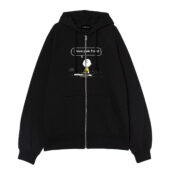 I Love Pink Floyd Snoopy Front Ziphoodie Black - OtherBrick