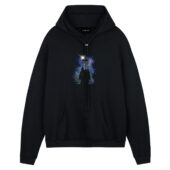 Is There Anybody Out There Pink Floyd Snoopy Front Hoodie Black - OtherBrick