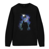 Is There Anybody Out There Pink Floyd Snoopy Front Longsleeve Black - OtherBrick