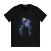 Is There Anybody Out There Pink Floyd Snoopy Front Vneck Black - OtherBrick