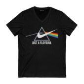 Just A Floydian Front Vneck Black - OtherBrick