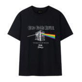 Old Guys Rule T Shirt Dark Side Of The Shed Plank Floored Front Tshirt Black - OtherBrick