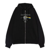 Old Guys Rule T Shirt Dark Side Of The Shed Plank Floored Front Ziphoodie Black - OtherBrick