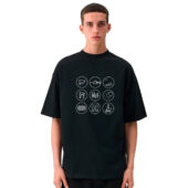 Pink Floyd Album Simple Icon Front Shirt Man Black - OtherBrick