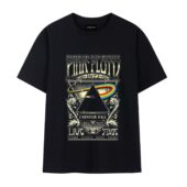 Pink Floyd Dsotm Tour Carnegie Hall 1972 New York Front Tshirt Black - OtherBrick