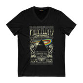Pink Floyd Dsotm Tour Carnegie Hall 1972 New York Front Vneck Black - OtherBrick