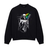 Pink Floyd Darth Vader The Dark Side Of The Death Star Front Sweatshirt Black - OtherBrick
