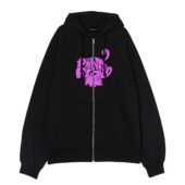Pink Floyd Flying Pig Animals Front Ziphoodie Black - OtherBrick
