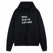 Pink Floyd London Front Hoodie Black - OtherBrick