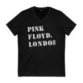 Pink Floyd London Front Vneck Black - OtherBrick