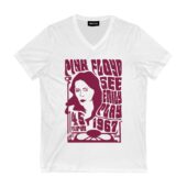 Pink Floyd See Emily Play 1967 Front Vneck White - OtherBrick