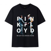Pink Floyd Wish You Were Here 1975 Front Tshirt Black - OtherBrick