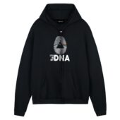 Pink Floyd In My Dna Front Hoodie Black - OtherBrick