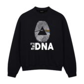 Pink Floyd In My Dna Front Sweatshirt Black - OtherBrick