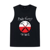 Pink Floyd The Wall Logo Front Tank Black - OtherBrick