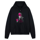 Pink Freud The Dark Side Of The Moon Pink Floyd Front Hoodie Black - OtherBrick