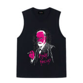 Pink Freud The Dark Side Of The Moon Pink Floyd Front Tank Black - OtherBrick