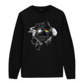 Pink Floyd Is My Super Power Front Longsleeve Black - OtherBrick
