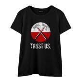 Roger Waters The Wall Trust Us Front Wtee Black - OtherBrick