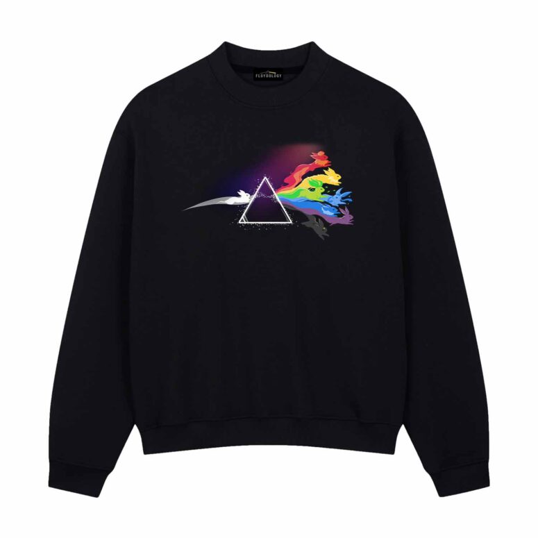 Eeve Evolution Dark Side Of The Moon Pokemon Pink Floyd Shirt