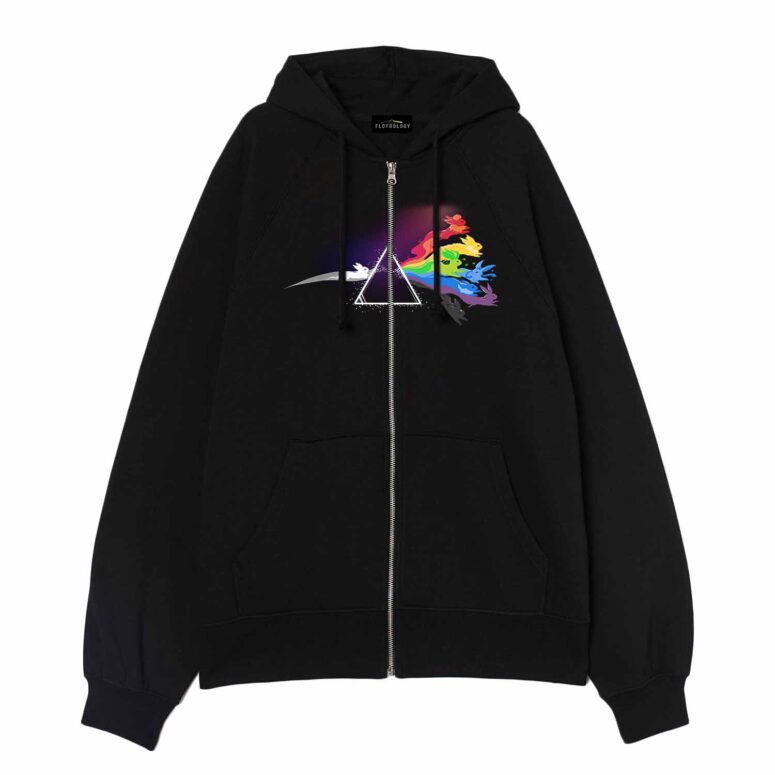 Eeve Evolution Dark Side Of The Moon Pokemon Pink Floyd Shirt