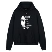 Shine On You Crazy Diamond Nick Mason Front Hoodie Black - OtherBrick