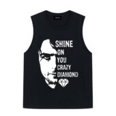 Shine On You Crazy Diamond Nick Mason Front Tank Black - OtherBrick