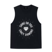 Shine On You Crazy Diamond Pink Floyd Front Tank Black - OtherBrick