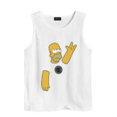Simpson X Pink Floyd Front Tank White - OtherBrick