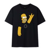 Simpson X Pink Floyd Front Tshirt Black - OtherBrick