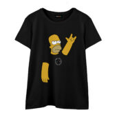 Simpson X Pink Floyd Front Wtee Black - OtherBrick