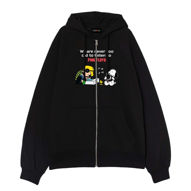 Snoopy Charlie Brown We Are Never Too Old To Listen To Pink Floyd Shirt