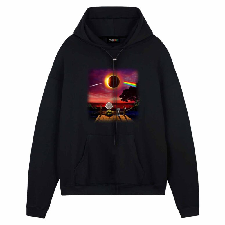 Snoopy Dark side of the moon Eclipse Galaxy Pink Floyd Shirt Snoopy Dark side of the moon Eclipse Galaxy Pink Floyd Shirt