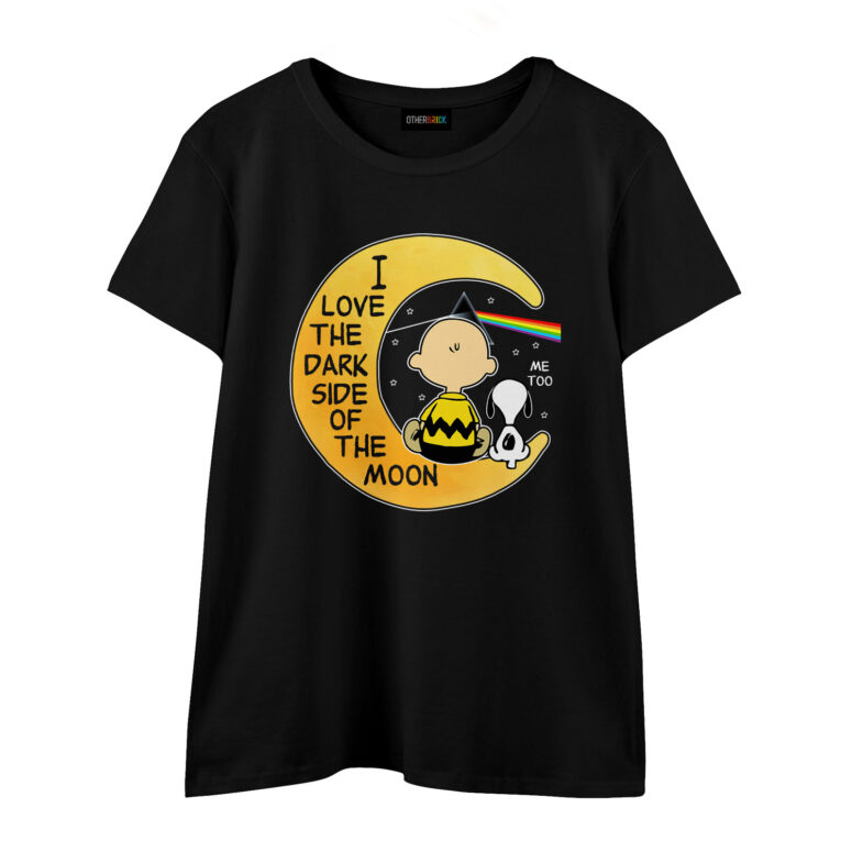 Snoopy I love the dark Side Of the Moon Pink Floyd Shirt Snoopy I love the dark Side Of the Moon Pink Floyd Shirt