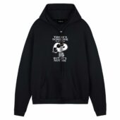 Snoopy Pink Floyd There’s Someone In My Head But Its Not Me Front Hoodie Black - OtherBrick