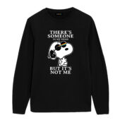 Snoopy Pink Floyd There’s Someone In My Head But Its Not Me Front Longsleeve Black - OtherBrick