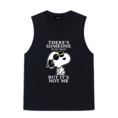 Snoopy Pink Floyd There’s Someone In My Head But Its Not Me Front Tank Black - OtherBrick