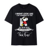 Snoopy Woodstock Listening to Pink Floyd DSTOM The Wall Shirt